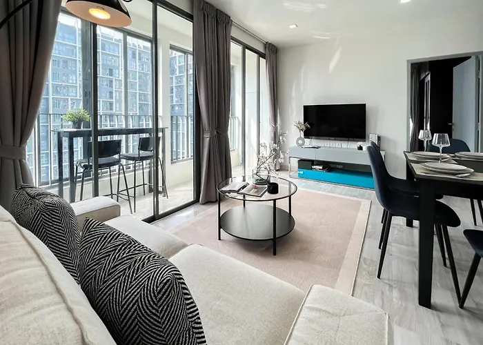 Tranquil 2 Bedroom - Ultra Fast Wifi - Bts On Nut Apartment