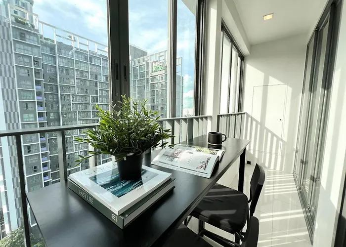 Apartment Tranquil 2 Bedroom - Ultra Fast Wifi - Bts On Nut Bangkok