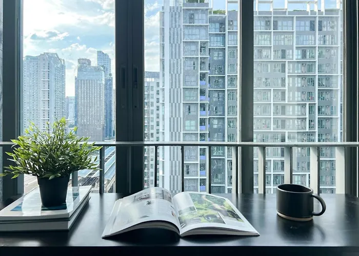 Tranquil 2 Bedroom - Ultra Fast Wifi - Bts On Nut Bangkok
