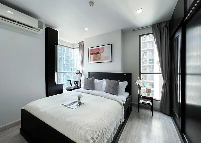 Apartment Tranquil 2 Bedroom - Ultra Fast Wifi - Bts On Nut Bangkok