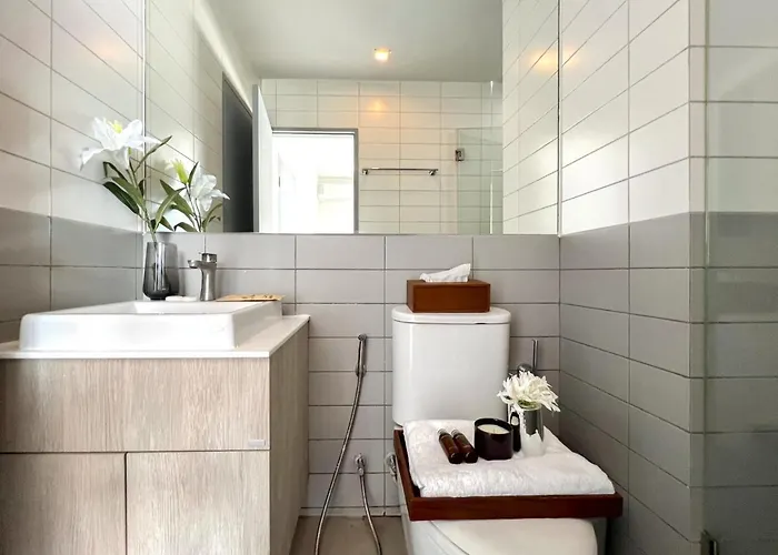 Tranquil 2 Bedroom - Ultra Fast Wifi - Bts On Nut Apartment Bangkok